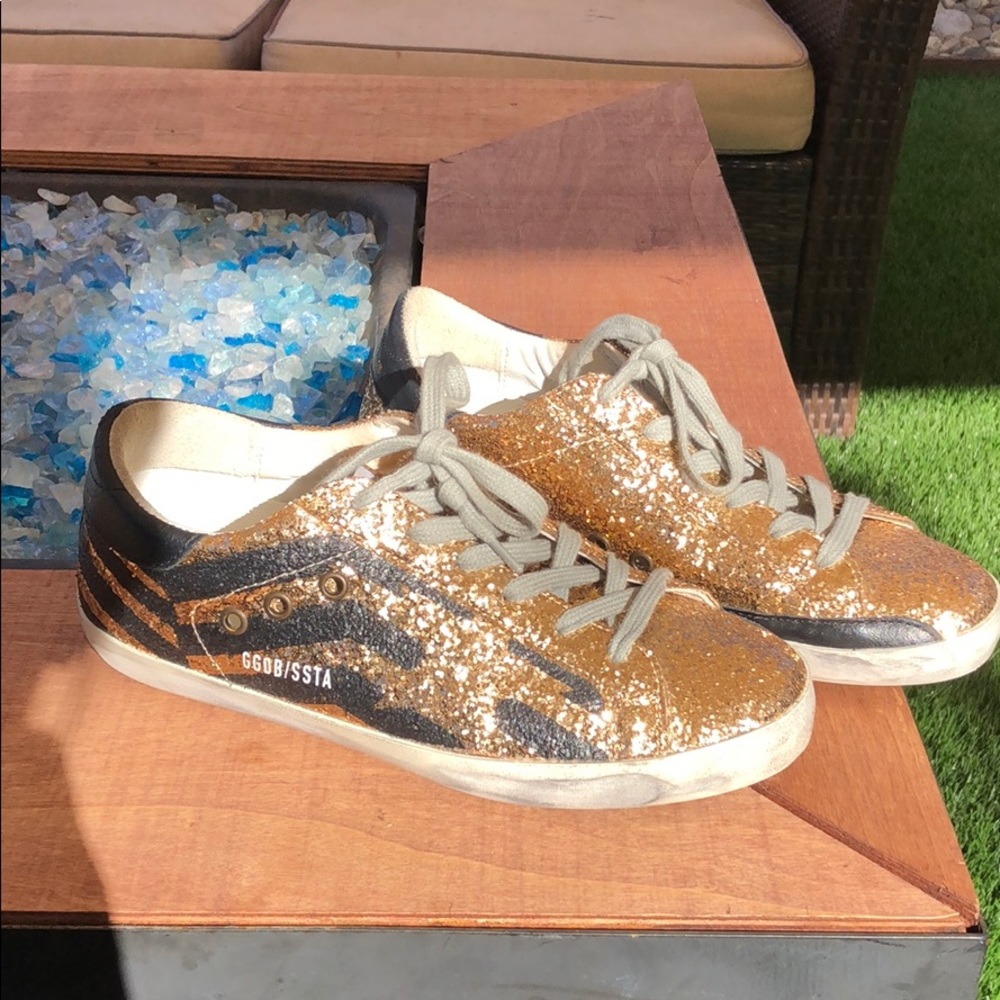 Golden Goose Glitter Superstar sneakers